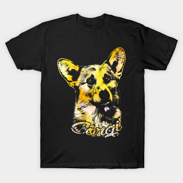 Welsh Corgi T-Shirt by Nartissima